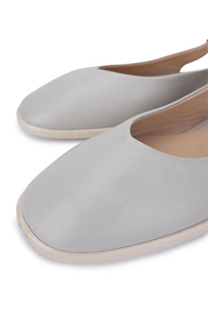 Tamer Tanca Kadın Hakiki Deri Bej Babet Ayakkabı 961 11940 BN AYK Y25 BEJ