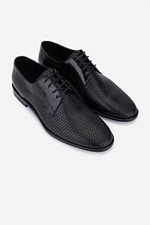 Valmenti Erkek Hakiki Deri Siyah Klasik Ayakkabı 183 23512 ERK AYK Y25 SIYAH KSK