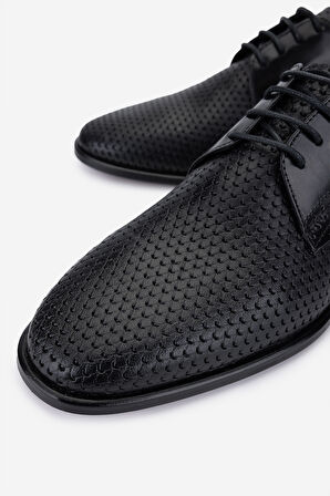 Valmenti Erkek Hakiki Deri Siyah Klasik Ayakkabı 183 23512 ERK AYK Y25 SIYAH KSK