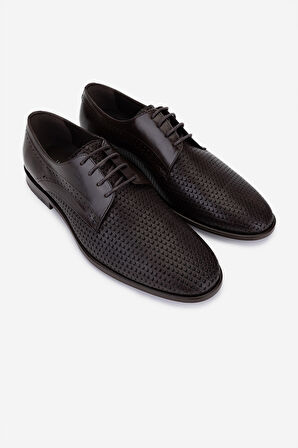 Valmenti Erkek Hakiki Deri Kahverengi Klasik Ayakkabı 183 23512 ERK AYK Y25 KAHVE KSK