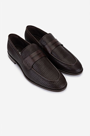 Valmenti Erkek Hakiki Deri Kahverengi Loafer Ayakkabı 183 23513 ERK AYK Y25 KAHVE KSK
