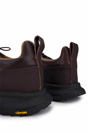 Tamer Tanca Erkek Hakiki Deri Kahverengi Sneakers & Spor Ayakkabı 1092 2222-2 ERK AYK Y25 KHV DR/KHV MET