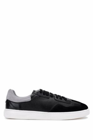 Tamer Tanca Erkek Hakiki Deri Siyah Sneakers & Spor Ayakkabı 1111 10125 ERK AYK Y25 SYH DR/SYH SUET