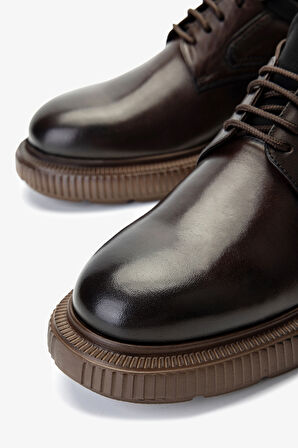 Valmenti Erkek Hakiki Deri Kahverengi Casual Ayakkabı 987 145 ERK AYK SK24-25 KAHVE DR