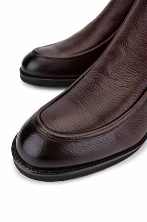 Tamer Tanca Erkek Hakiki Deri Taba Klasik Bot 987 252 ERK BOT SK25-26 TABA FLTR