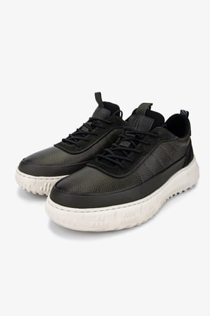Valmenti Erkek Hakiki Deri Haki Sneakers & Spor Ayakkabı 381 22487 ERK AYK SK25-26 HAKI