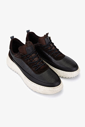 Valmenti Erkek Hakiki Deri Kahverengi Süet Sneakers & Spor Ayakkabı 381 22487 ERK AYK SK25-26 KAHVE SUET