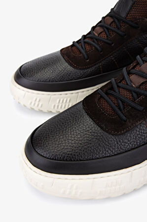 Valmenti Erkek Hakiki Deri Kahverengi Süet Sneakers & Spor Ayakkabı 381 22487 ERK AYK SK25-26 KAHVE SUET