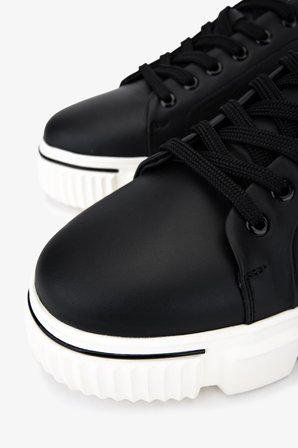 Valmenti Erkek Hakiki Deri Siyah Sneakers & Spor Ayakkabı 381 22524 ERK AYK SK25-26 SIYAH MAT