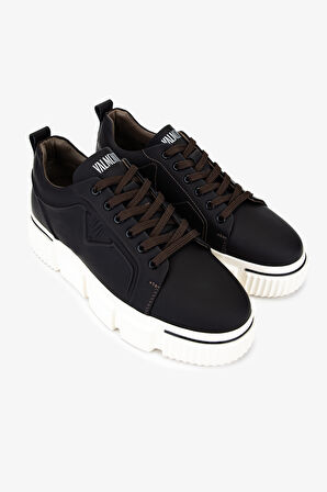 Valmenti Erkek Hakiki Deri Kahverengi Sneakers & Spor Ayakkabı 381 22524 ERK AYK SK25-26 KAHVE MAT