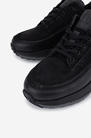 Valmenti Erkek Hakiki Deri Siyah Sneakers & Spor Ayakkabı 381 22548 ERK AYK SK25-26 SYH NBK/SYH