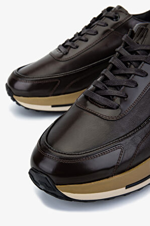 Valmenti Erkek Hakiki Deri Kahverengi Sneakers & Spor Ayakkabı 381 22539 ERK AYK SK25-26 KAHVE