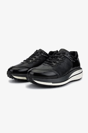 Valmenti Erkek Hakiki Deri Siyah Sneakers & Spor Ayakkabı 381 22530 ERK AYK SK25-26 SIYAH