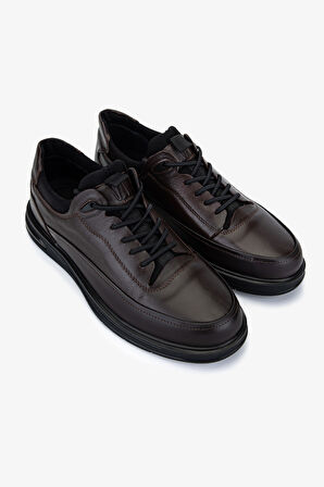 Valmenti Erkek Hakiki Deri Kahverengi Casual Ayakkabı 381 22546 ERK AYK SK25-26 KAHVE DR