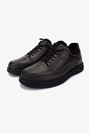 Valmenti Erkek Hakiki Deri Kahverengi Casual Ayakkabı 381 22546 ERK AYK SK25-26 KAHVE DR