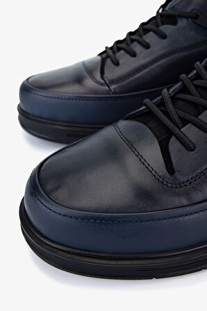 Valmenti Erkek Hakiki Deri Lacivert Casual Ayakkabı 381 22546 ERK AYK SK25-26 LACI DR