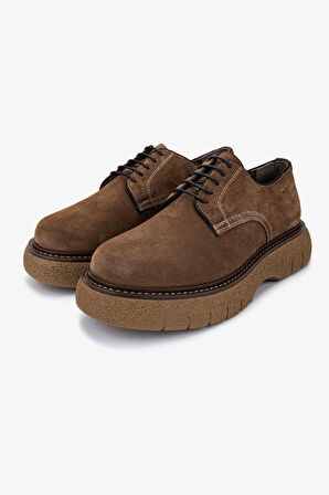 Valmenti Erkek Hakiki Deri Kahverengi Casual Ayakkabı 381 22451 ERK AYK SK25-26 SIGARO SUET