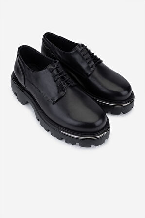 Valmenti Erkek Hakiki Deri Siyah Casual Ayakkabı 381 22267 ERK AYK SK25-26 SIYAH DR