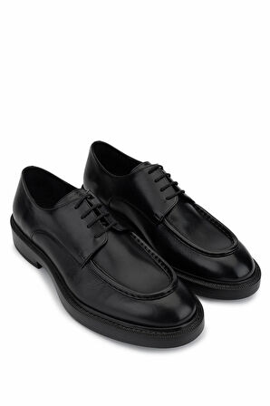 Tamer Tanca Erkek Hakiki Deri Siyah Deri Casual Ayakkabı 987 282 ERK AYK SK25-26 SIYAH DR