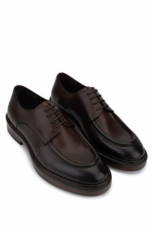 Tamer Tanca Erkek Hakiki Deri Kahverengi Casual Ayakkabı 987 282 ERK AYK SK25-26 KAHVE DR