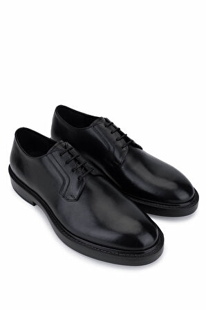 Tamer Tanca Erkek Hakiki Deri Siyah Deri Klasik Ayakkabı 987 262 ERK AYK SK25-26 SIYAH DR