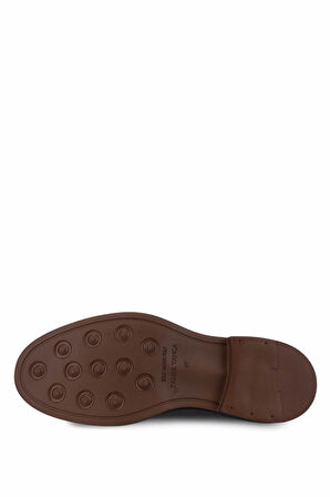 Tamer Tanca Erkek Hakiki Deri Kahverengi Klasik Ayakkabı 987 262 ERK AYK SK25-26 KAHVE DR