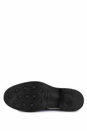 Tamer Tanca Erkek Hakiki Deri Siyah Açma Loafer Ayakkabı 987 281 ERK AYK SK25-26 SIYAH ACMA