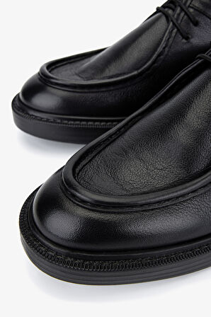 Valmenti Erkek Hakiki Deri Siyah Deri Casual Ayakkabı 987 263 ERK AYK SK25-26 SIYAH DR