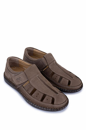 Tamer Tanca Erkek Hakiki Deri Vizon Nubuk Casual Ayakkabı 478 1005-0008 ERK AYK Y25 VIZON NBK