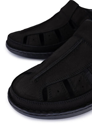 Tamer Tanca Erkek Hakiki Deri Siyah Nubuk Casual Ayakkabı 478 1005-0008 ERK AYK Y25 SIYAH NBK