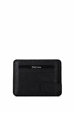 Tamer Tanca Erkek Hakiki Deri Siyah Havyar Kartlık 1148 350 ERK KRTLK SK25-26 SIYAH HVYR