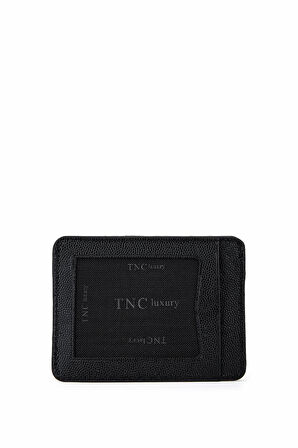 Tamer Tanca Erkek Hakiki Deri Siyah Havyar Kartlık 1148 350 ERK KRTLK SK25-26 SIYAH HVYR