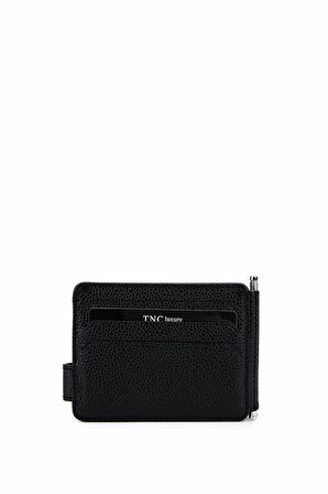 Tamer Tanca Erkek Hakiki Deri Siyah Havyar Kartlık 1148 703 ERK KRTLK SK25-26 SIYAH HVYR