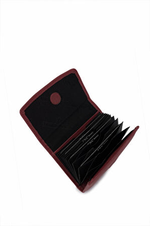 Tamer Tanca Unisex Hakiki Deri Bordo Kartlık 1148 061 KRTLK SK25-26 BORDO NBK