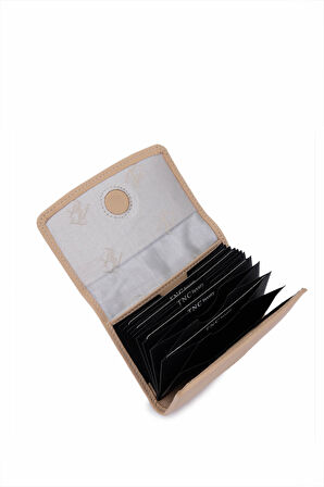 Tamer Tanca Unisex Hakiki Deri Bej Kartlık 1148 061 KRTLK SK25-26 NUDE