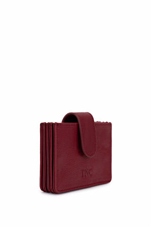 Tamer Tanca Unisex Hakiki Deri Bordo Kartlık 1148 871 KRTLK SK25-26 BORDO