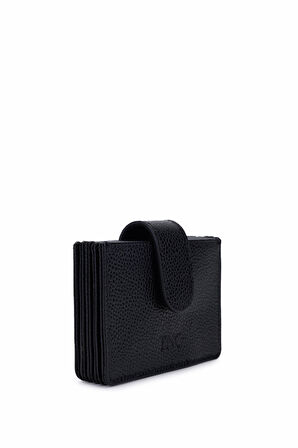 Tamer Tanca Unisex Hakiki Deri Siyah Havyar Kartlık 1148 871 KRTLK SK25-26 SIYAH HVYR
