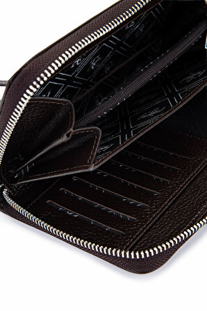 Tamer Tanca Erkek Hakiki Deri Kahverengi El Çantası 301 230215 ERK CNT SK25-26 KAHVE FLTR