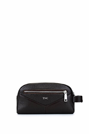 Tamer Tanca Erkek Hakiki Deri Kahverengi Traş Çantası 301 230210 ERK CNT SK25-26 KAHVE FLTR