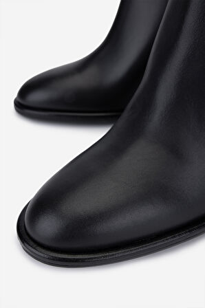 Valmenti Kadın Hakiki Deri Siyah Topuklu Bot 1154 2462 BN BOT SK25-26 NERO