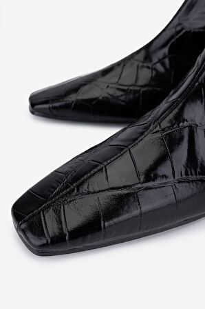 Valmenti Kadın Hakiki Deri Siyah Topuklu Bot 1154 309 BN BOT SK25-26 NERO