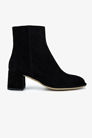 Valmenti Kadın Hakiki Deri Siyah Topuklu Bot 1154 3216 BN BOT SK25-26 NERO