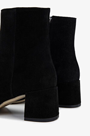 Valmenti Kadın Hakiki Deri Siyah Topuklu Bot 1154 3216 BN BOT SK25-26 NERO