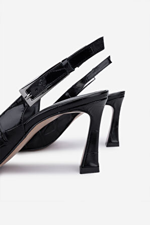 Valmenti Kadın Hakiki Deri Siyah Topuklu Ayakkabı 1154 792 BN AYK SK25-26 NERO