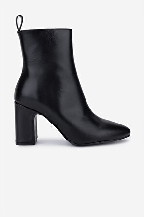 Valmenti Kadın Hakiki Deri Siyah Topuklu Bot 1154 860 BN BOT SK25-26 NERO