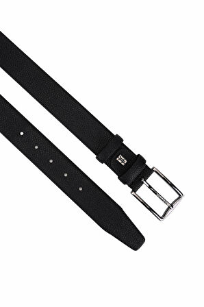 Tamer Tanca Erkek Hakiki Deri Siyah Floter Klasik Kemer 171 2006 ERK KMR Y25 SIYAH FLTR