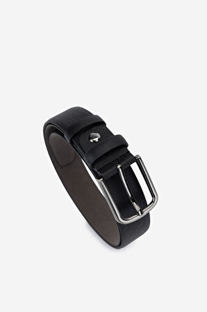 Valmenti Erkek Hakiki Deri Klasik Kemer 171 2004 ERK KMR Y25 SIYAH CVL BSK