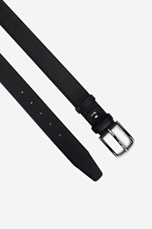 Valmenti Erkek Hakiki Deri Klasik Kemer 171 2004 ERK KMR Y25 SIYAH CVL BSK