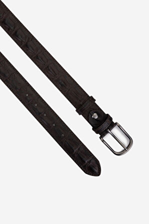 Valmenti Erkek Hakiki Deri KHV KROKO BSK Klasik Kemer 171 2007 ERK KMR Y25 KHV KROKO BSK