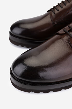 Valmenti Erkek Hakiki Deri Kahverengi Klasik Ayakkabı 987 400 ERK AYK SK25-26 KAHVE BFL